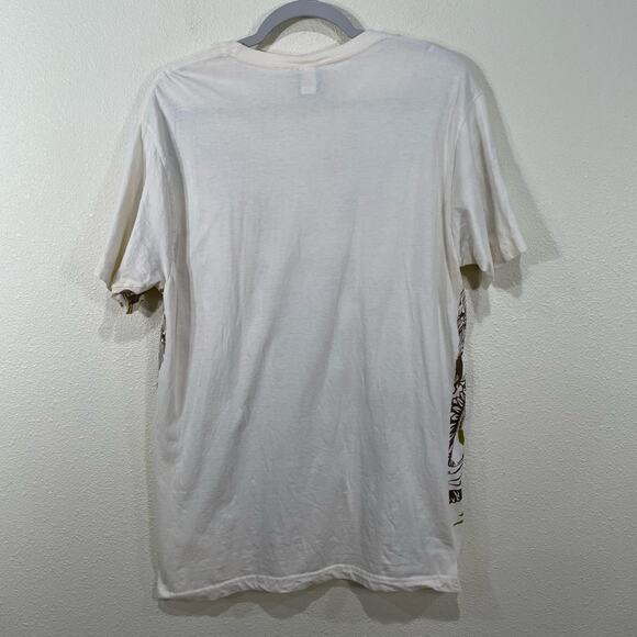 Y2K Max Muscle Fight Gear Graphic Eagle Skull T-Shirt Grunge Skater Streetwear L - Picture 2 of 11